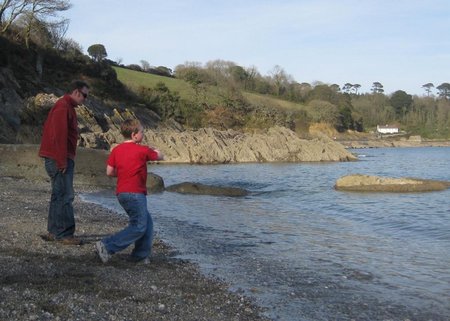 stone-skipping