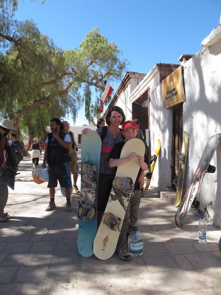 San Pedro De Atacama Chile Sandboarding