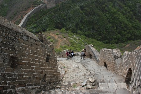 china-with-kids-great-wall-simatai-steep