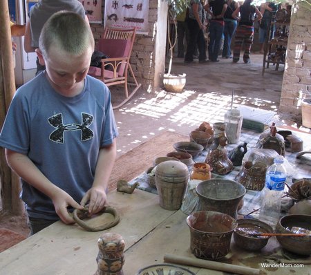 Peru-With-Kids-Artisan-Pottery