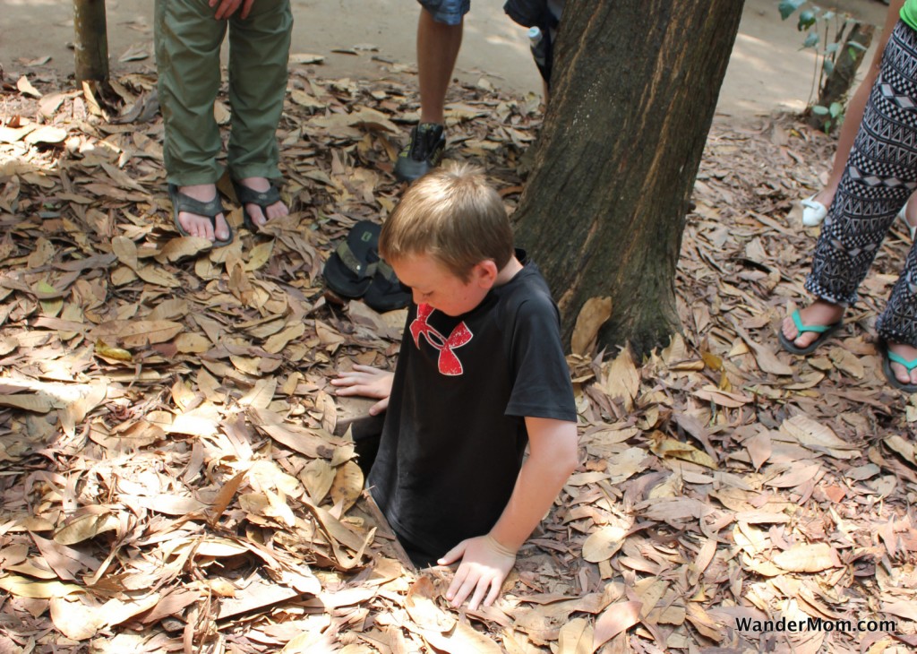 saigon-vietnam-entering-chu-chi-tunnels Saigon Vietnam Chu Chi Tunnels Vietnam With Kids